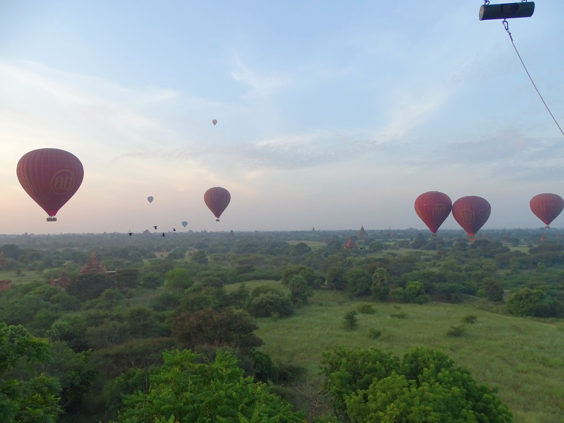 Myanmar Bagan Mongolfiera