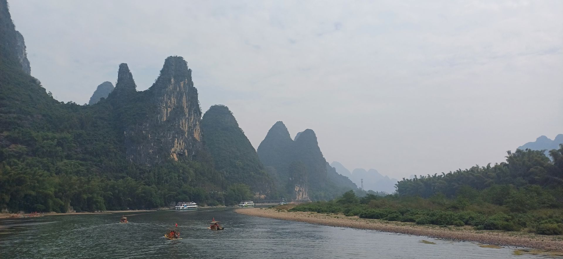 Cina Guilin Navigazione fiume Li