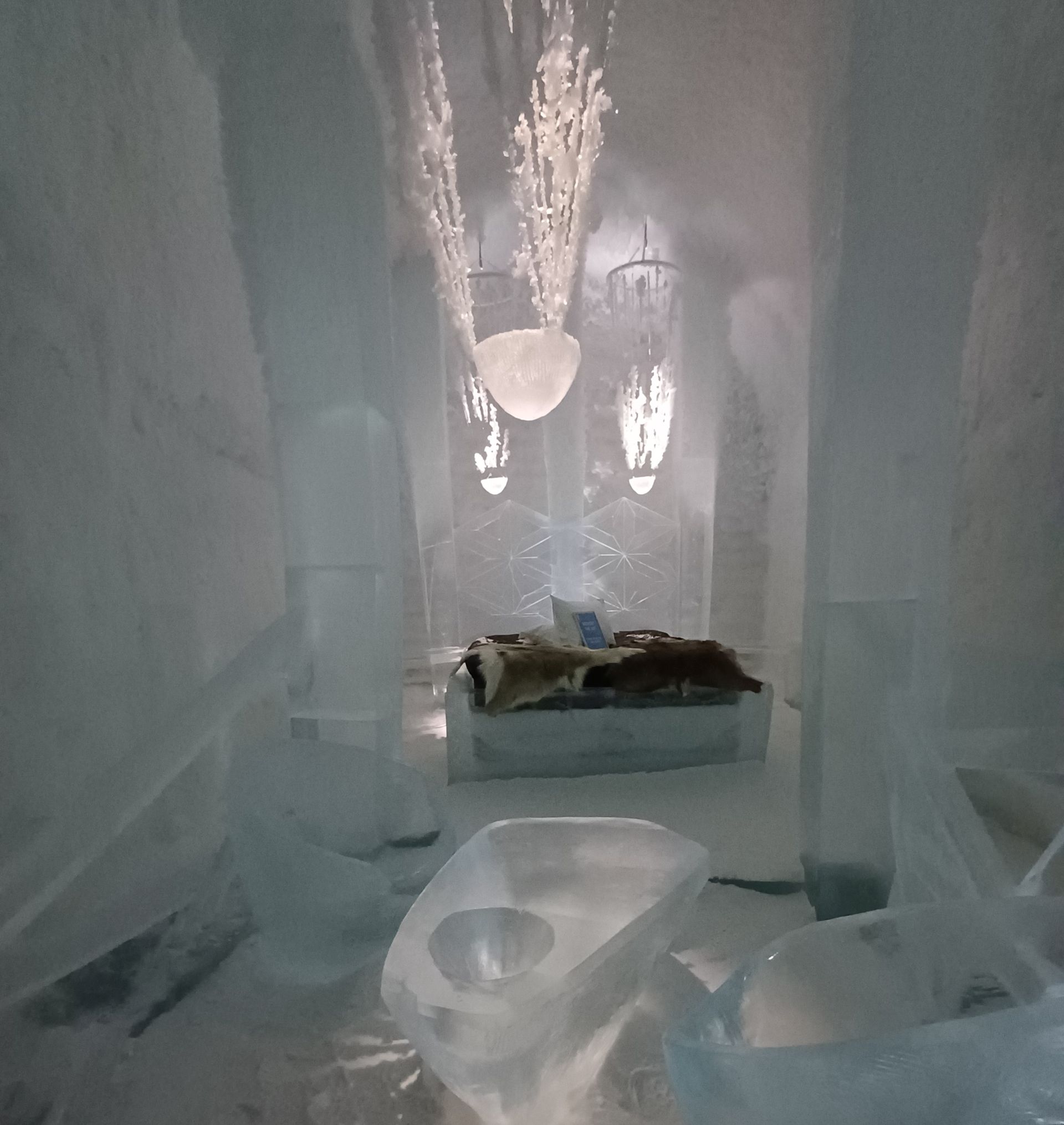 Camera di Ghiaccio in Lapponia