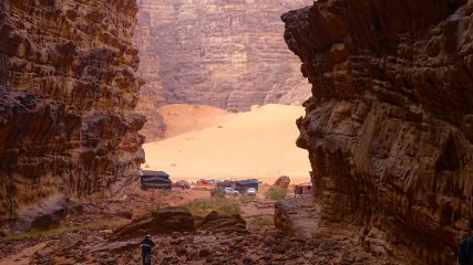 Giordania Wadi Rum Canyon